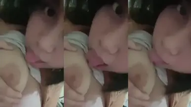 ABG Indo VCS Basah Jilat Tetek Sendiri Banjir Viral