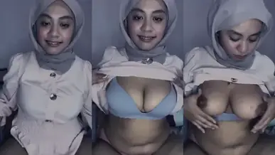 Bokep Indo Hijab Jilbab Abu Pamer Toket Gede