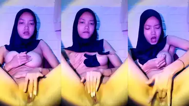 Bokep Indo Jilbab Hitam Mendesah Syahdu Sentuh Puncak